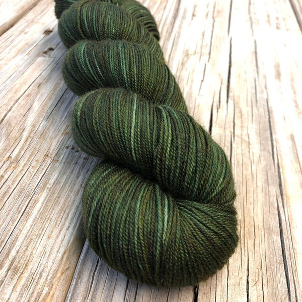 Treasured Yak Toes Sock Yarn in Blood Rubies color