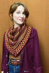 Fireside Bandana Kit, KITH KAL, Knit A Long, sport weight yarn cowl