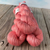 Coral Reef, pink orange Bamboo Linen Treasures Yarn, Fingering Weight Yarn