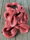 Coral Reef, pink orange Bamboo Linen Treasures Yarn, Fingering Weight Yarn