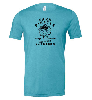 Yarn Pirate Guard Yer YARRRRRN Cotton Blend T-Shirt, Pirate Sheep T-Shirt