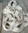 White Sand Beaches, cream off white Bamboo Linen Treasures Yarn, Fingering Weight Yarn