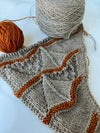 Duck Pond Shawl Kit, Yak Toes Sock Yarn Kit, Knitting Pattern