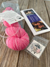 Sparkle Cowl Knitting KIT, Sparkle Toes Sock Yarn