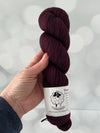 Song of the Sirens, Treasured Yak Toes Sock Yarn, magenta wine yarn