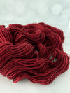 Blood Rubies, Treasured Yak Toes Sock Yarn, crimson red yarn