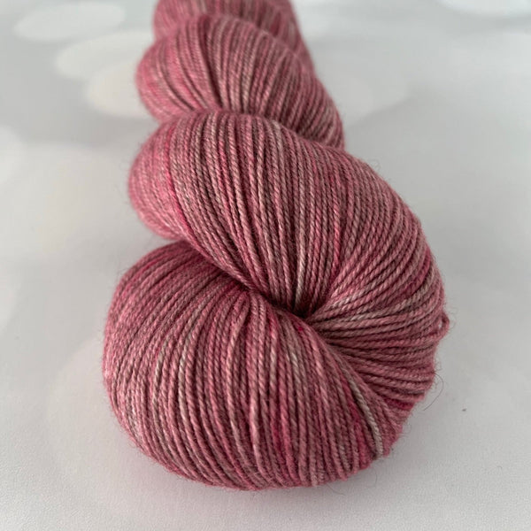 From the Depths She Rose, Treasured Yak Toes Sock Yarn, dusty pink yarn