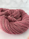 From the Depths She Rose, Treasured Yak Toes Sock Yarn, dusty pink yarn