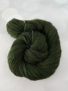 Land Ho! Treasured Yak Toes Sock Yarn, forest green yarn