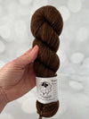 Walk the Plank, Treasured YAK Toes Sock Yarn, chocolate brown yarn