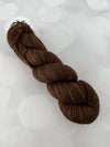 Walk the Plank, Treasured YAK Toes Sock Yarn, chocolate brown yarn