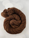 Walk the Plank, Treasured YAK Toes Sock Yarn, chocolate brown yarn