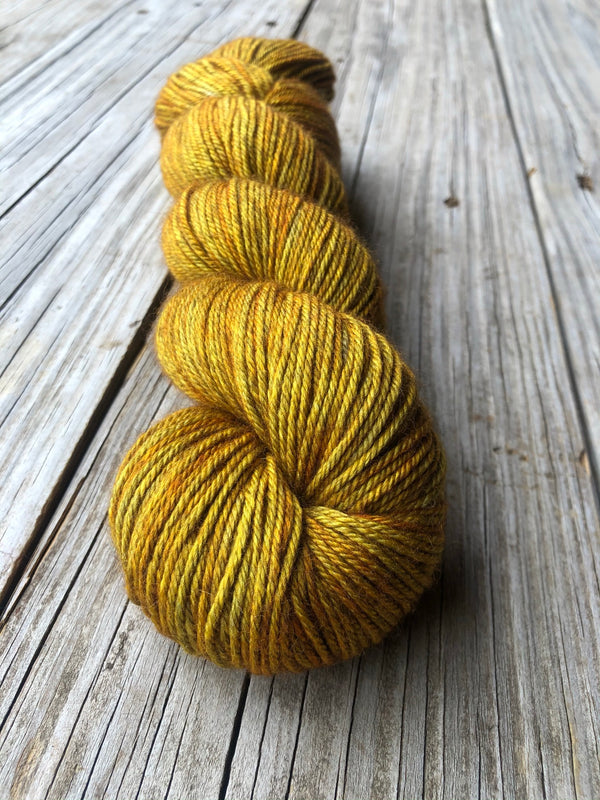 Tarnished Brass, Yak Silk DK Treasures Yarn