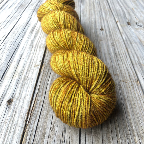 Tarnished Brass, Yak Silk DK Treasures Yarn