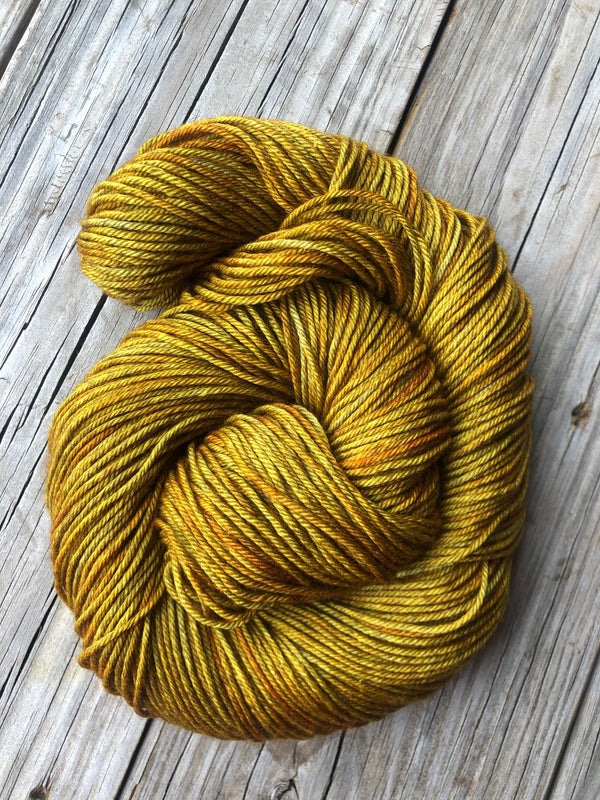 Tarnished Brass, Yak Silk DK Treasures Yarn