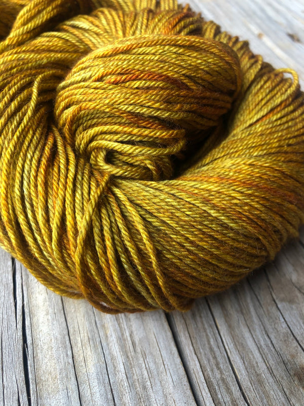 Tarnished Brass, Yak Silk DK Treasures Yarn