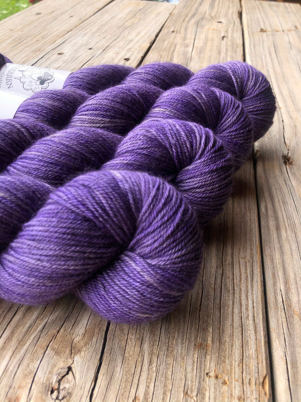 Amethysts in the Abyss, Yak Silk DK Treasures Yarn