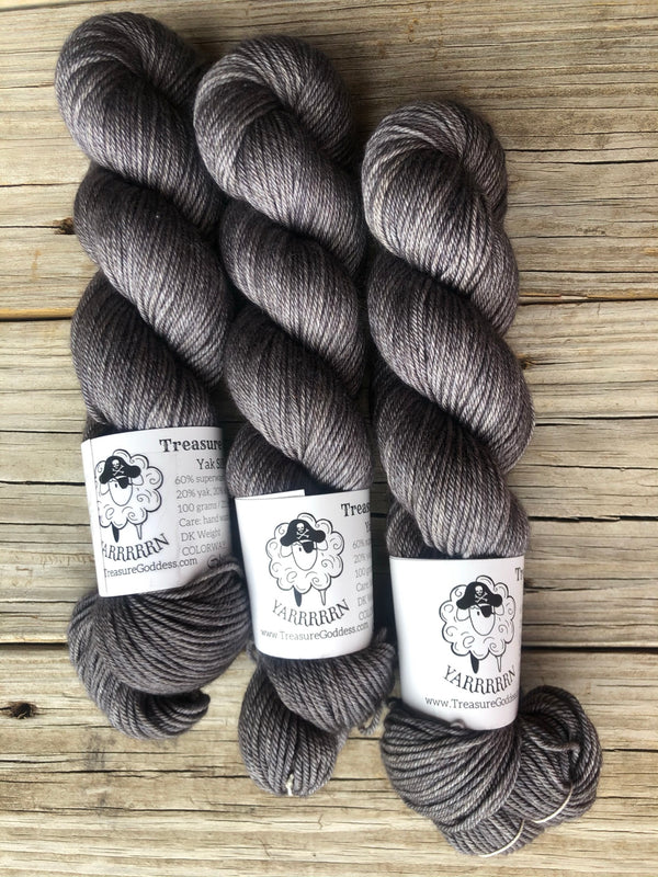 Ghost Ship, Yak Silk DK Treasures Yarn