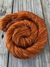Copper Cove, Rust Copper Orange, Pure Silk Riches Yarn, Fingering Weight Yarn