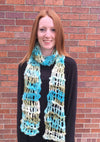 PDF Handspun Scarf Pattern Twisted Drop Stitch Easy Knitting Pattern for Handspun Yarn Digitial Download SELL items knit from this