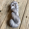 silver gray cashmere silk alpaca yarn, Hand Dyed DK Yarn, Pieces of Eight, Treasured DK Luxe