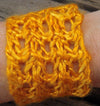 PDF Handspun Shimmery Lace cuff hairband wristlett knitting pattern digital download SELL items knit from this