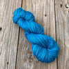 turquoise teal Hand Dyed Worsted Weight Yarn, Mermaid’s Curse, Treasured Warmth