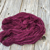 wine magenta Hand Dyed Worsted Weight Yarn, Song of the Sirens, Treasured Warmth