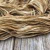 tan Hand Dyed Worsted Weight Yarn, Sandy Beach, Treasured Warmth