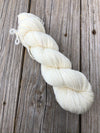 natural cream ecru Hand Dyed Worsted Weight Yarn, White Sand Beaches, Treasured Warmth