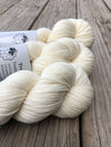 natural cream ecru Hand Dyed Worsted Weight Yarn, White Sand Beaches, Treasured Warmth