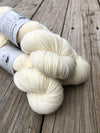 natural cream ecru Hand Dyed Worsted Weight Yarn, White Sand Beaches, Treasured Warmth