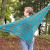 Duck Pond Shawl Kit, Yak Toes Sock Yarn Kit, Knitting Pattern