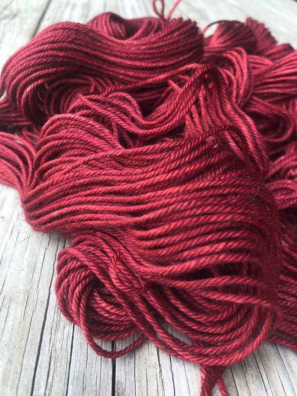 Blood Rubies, Yak Silk DK Treasures Yarn