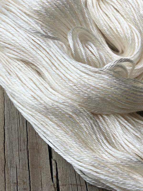 White Sand Beaches, Pure Silk Riches Yarn, Fingering Weight Yarn