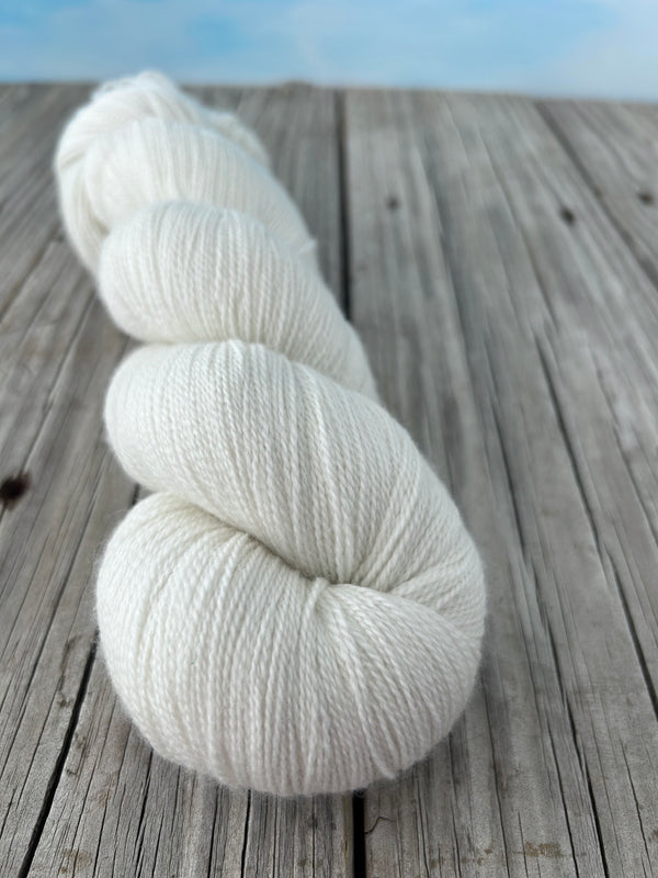 White Sand Beaches, Cream Off White, Silk Treasures Lace Yarn