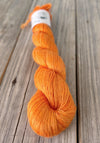 Ahoy! Orange Bamboo Linen Treasures Yarn, Fingering Weight Yarn