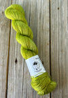 Cap'n Chartreuse, Chartreuse Green Bamboo Linen Treasures Yarn, Fingering Weight Yarn