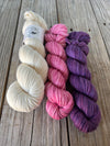 Fireside Bandana Kit, KITH KAL, Knit A Long, sport weight yarn cowl