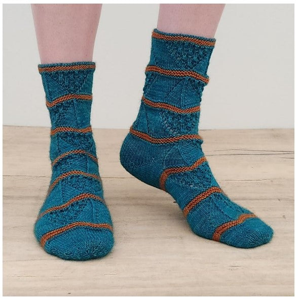 Duck Pond Socks Set, Yak Toes Sock Yarn Kit