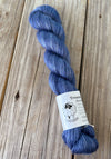 Fathoms Deep, Navy Midnight Blue Bamboo Linen Treasures Yarn, Fingering Weight Yarn