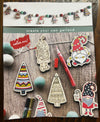 Gnome DIY Garland Kit - Gnome for the Holidays - Color Your Own Ornaments
