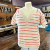 Coral with Cream Combo, 2026 Spring Top KAL, Gramercy Tee Yarn Set