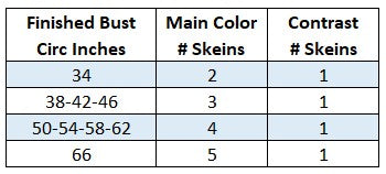 Coral with Cream Combo, 2026 Spring Top KAL, Gramercy Tee Yarn Set