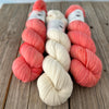 Coral with Cream Combo, 2026 Spring Top KAL, Gramercy Tee Yarn Set