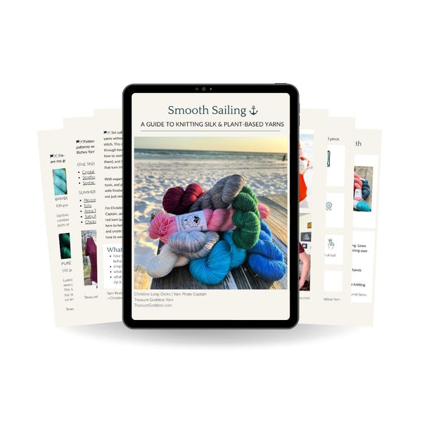 Knitting with Silk and Plant Based Yarns Guide, Bamboo Linen Silk Knitting Tips