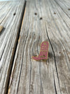What Would Dolly Do Cowgirl Boot Enamel Pin