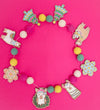 Fa La La Lllama DIY Garland Kit - Llama Christmas - Color Your Own Ornaments