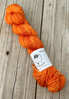 Lusty Wench, Orange Treasured DK Luxe Yarn, hand dyed yarn
