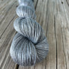 Pieces of Eight, silver gray Bamboo Linen Treasures Yarn, Fingering Weight Yarn